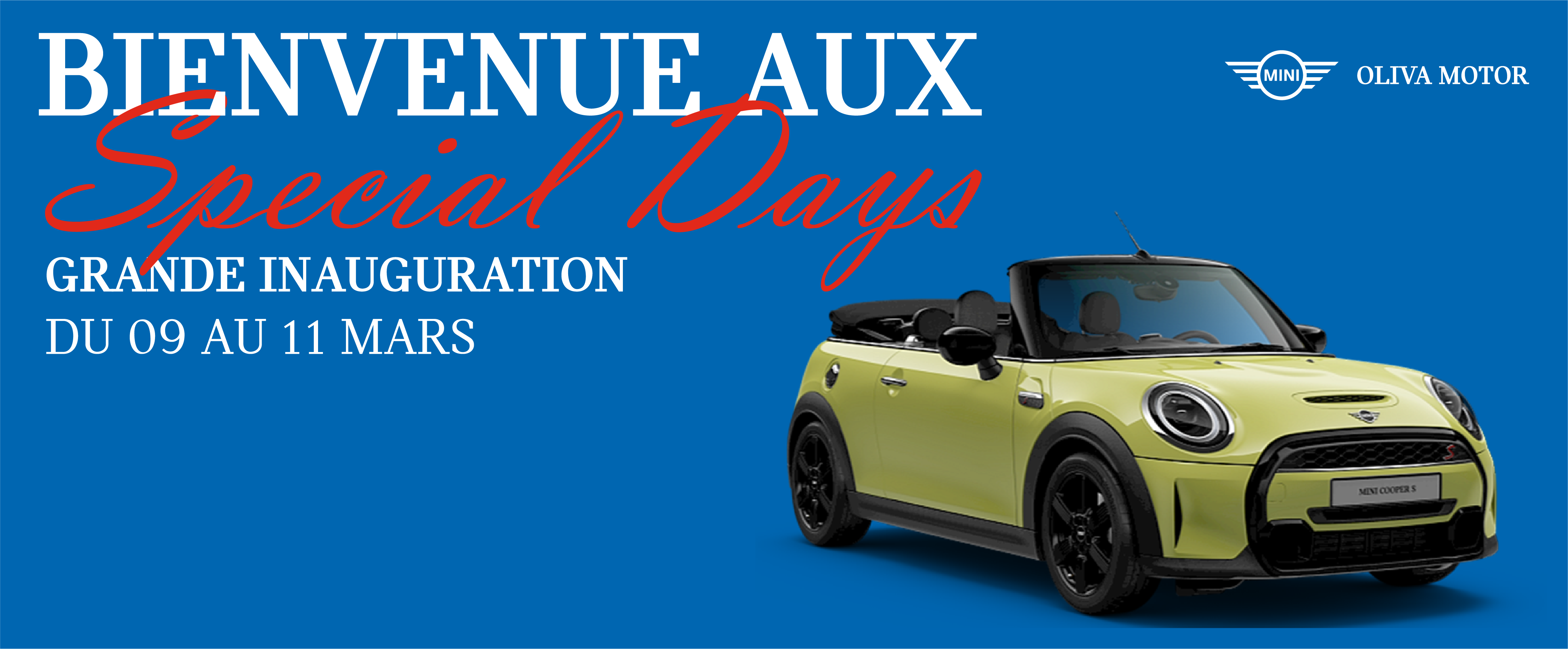 MINI SPECIAL DAYS | DU 9 AU 11 MARS|MINI OLIVA MOTOR