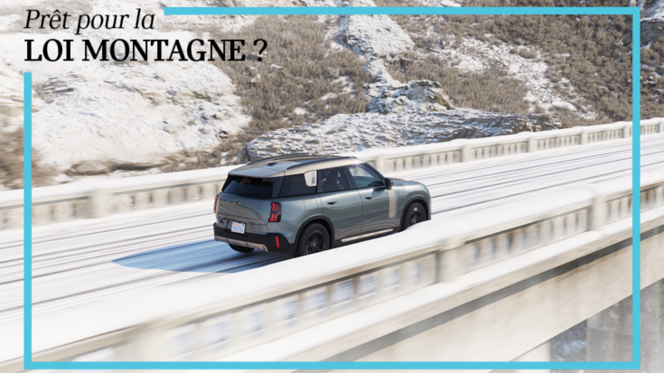 Nos pneus hiver 3PMSF au marquage étoilé, conçus spécialement pour sublimer les performances de votre MINI, offrent maîtrise, sérénité et précision… même quand les températures chutent.