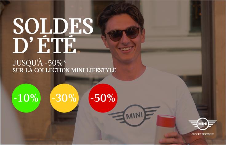 Jusqu’à -50 % sur la collection MINI Lifestyle chez Groupe Berteaux 🛍️