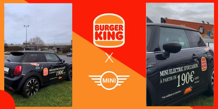 Partenariat MINI Saint-Brieux et Burger King Langueux 