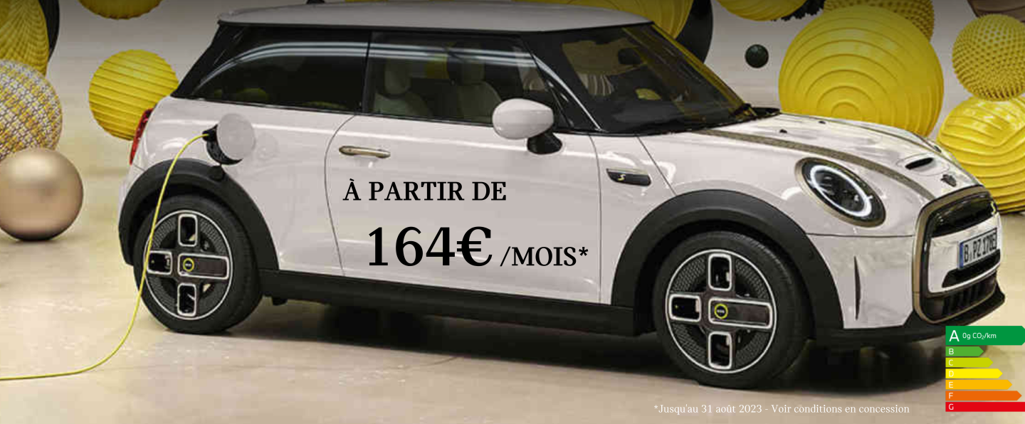 MINI ELECTRIC D'OCCASION A PARTIR DE 164€/MOIS