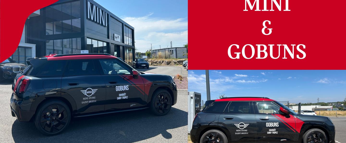 Partenariat MINI Store Saint-Brieuc et Gobuns