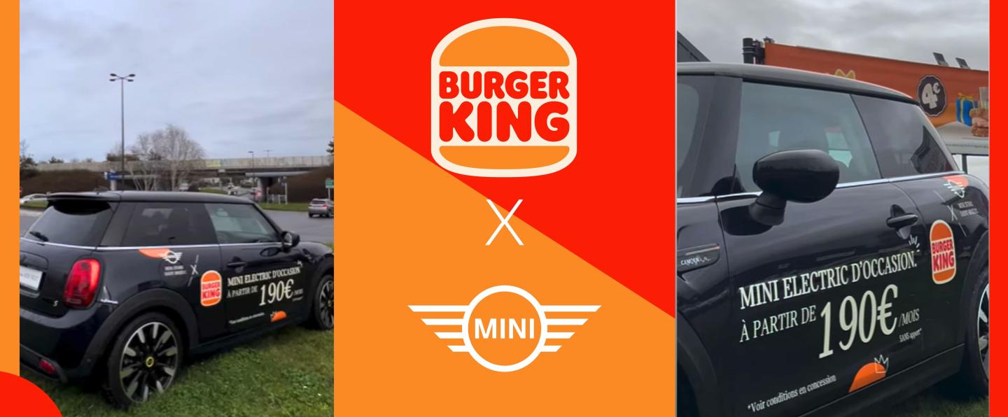 Partenariat MINI Saint-Brieux et Burger King Langueux 